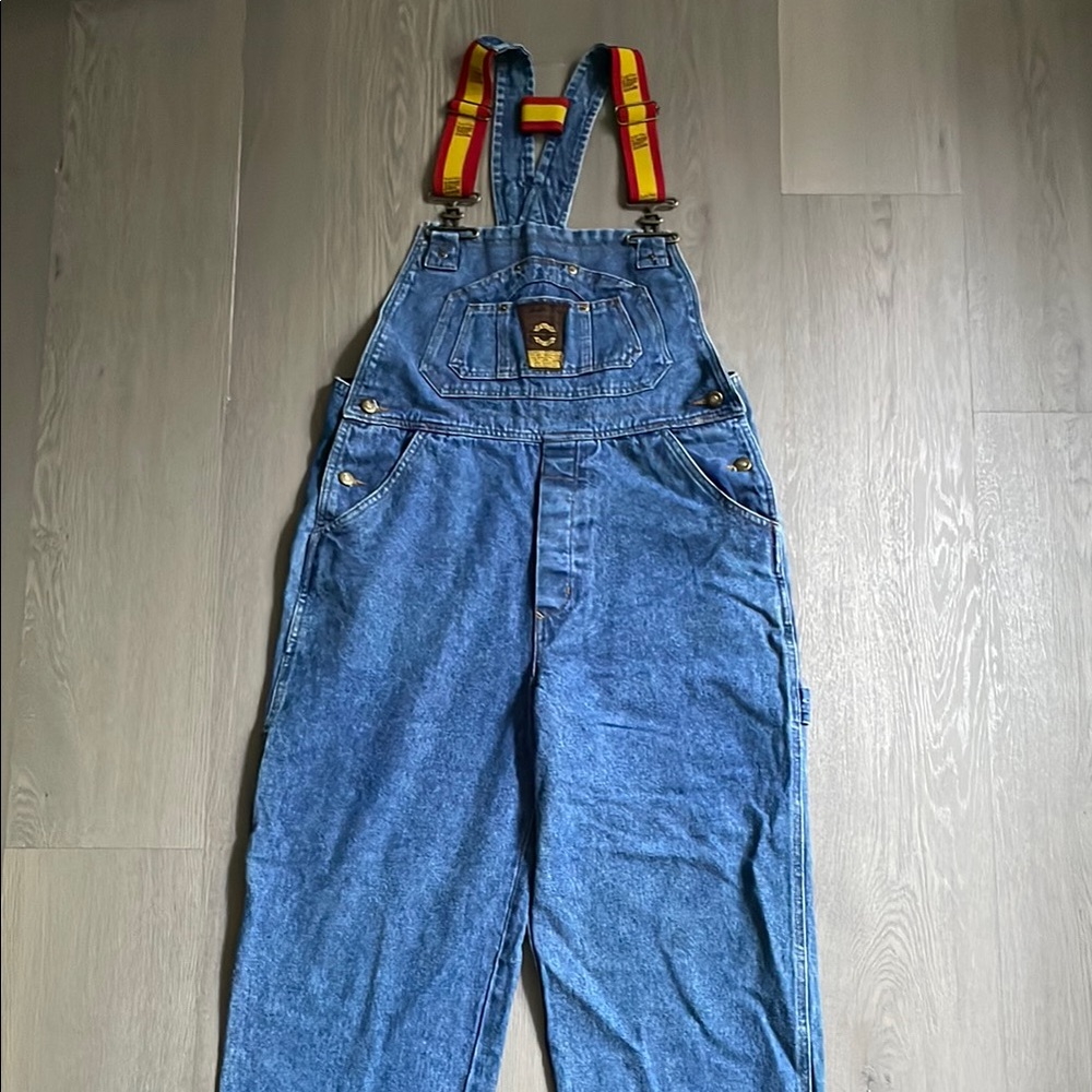 Vintage Bugle boy denim overalls